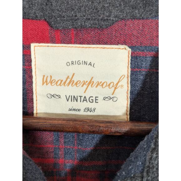 Weatherproof Vintage Men's Casual Soft Brushed Plaid Button-Down Flannel XL - Picture 3 of 8